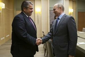 На минулому тижні відбувся візит до Москви віце-канцлера — міністра економіки ФРН З. Габріеля