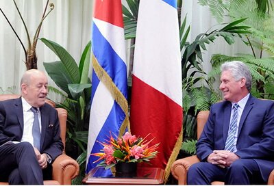 Кубу відвідав міністр закордонних справ і міжнародних зв'язків Франції Жан-Ів Ле Дріан