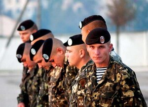 Бойцы украинской морской пехоты
