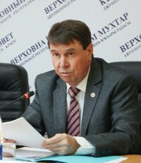 С. Цеков, лідер «Російської партії Криму».