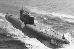 Diesel-electric submarine with winged missiles of Project 651