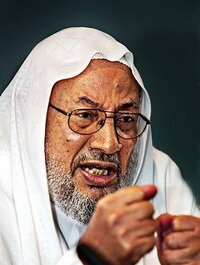 Yusuf al-Qaradawi, a Muslim theologian from Qatar, the spiritual leader of the "Muslim Brotherhood"