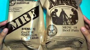 American Dry rations MRE (Meal, Ready-to-Eat)