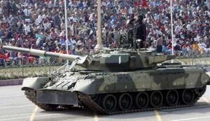 Пакистанский танк Т-84 на параде в Исламабаде