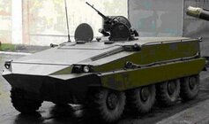 Wheeled infantry fighting vehicles on the basis of the T-64 tank
