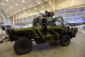 Universal combat vehicle based on GAZ-66