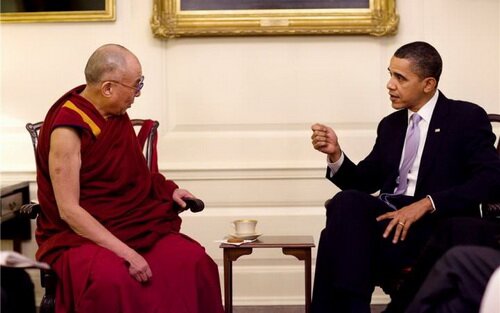Барак Обама встретился в Белом доме с Далай-ламой XIV