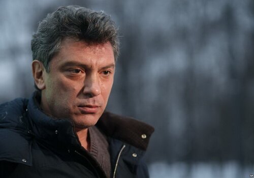 The leader of "Solidarity" Boris Nemtsov
