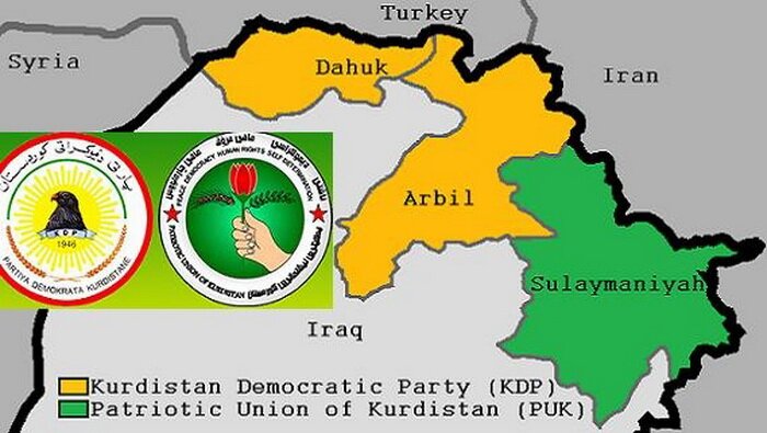 В наслідок війни територію Іракського Курдистану було поділено на дві частини