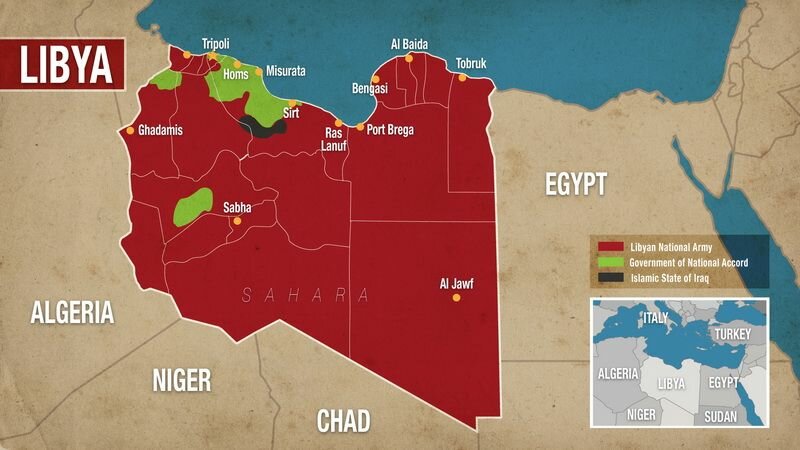 Війська маршала Х. Хафтара контролюють в Лівії найбільшу територію