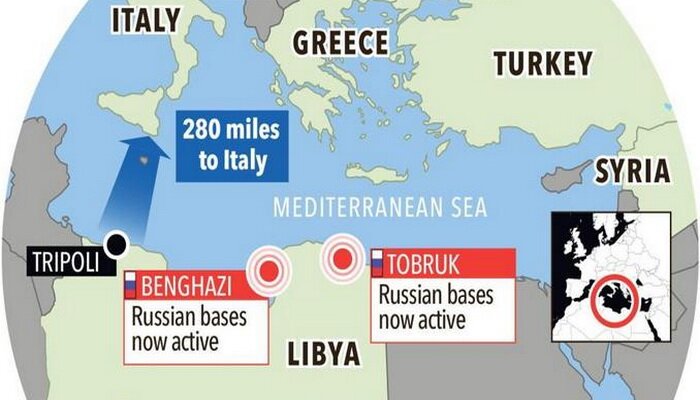 Військово-морські бази в Лівії — це втілення мрії В. Путіна «про створення загрози південному флангу НАТО»