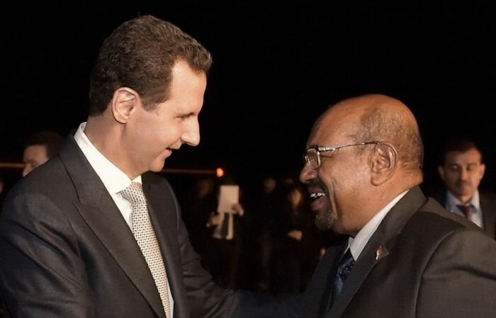 Президент Сирії Б. Асад і президент Судану О. аль-Башир